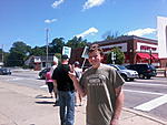 Photo0204 
Organized protest in front of Congressman Walberg's office about the debt ceiling- learning to be active in government and politics as...
