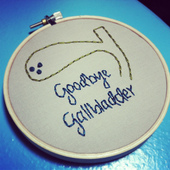 Good By Gallbladder Embroidery