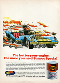 1971 Sunoco Motor Oil Advertising Road & Track June 1971