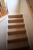 stairs carpeted at last