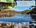 Hidden Cove Lakefront Cabin