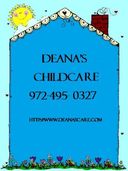 Deana's Childcare Richardson Sachse Wylie Texas
