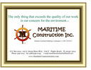 Maritime Construction Inc