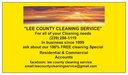 lee county cleaning service