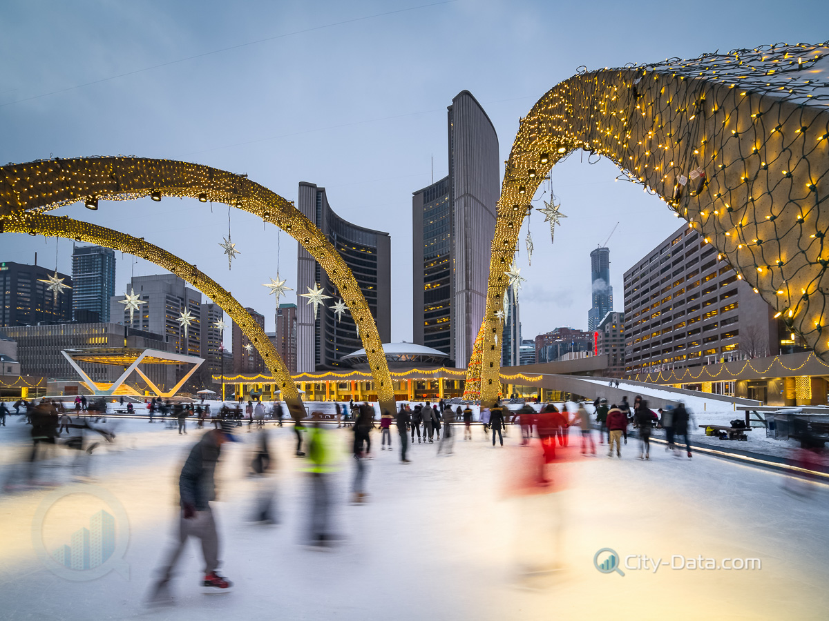 Nathan phillips square in toronto