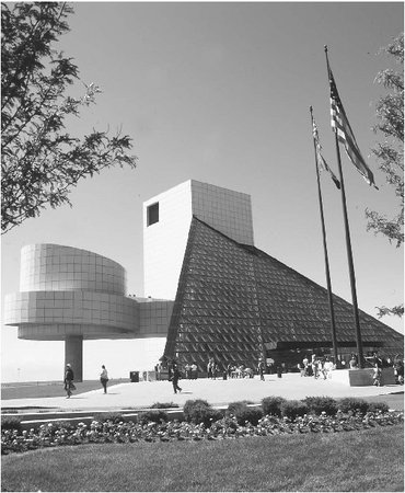 Clevelands Rock and Roll Hall of Fame and Museum was designed by I.M. Pei.