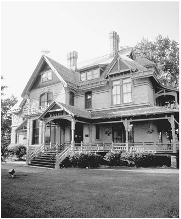 Hearthstone Mansion, owned by Henry J. Rodgers, was the first residence in the world lighted with a hydroelectric system designed by Thomas A. Edison.