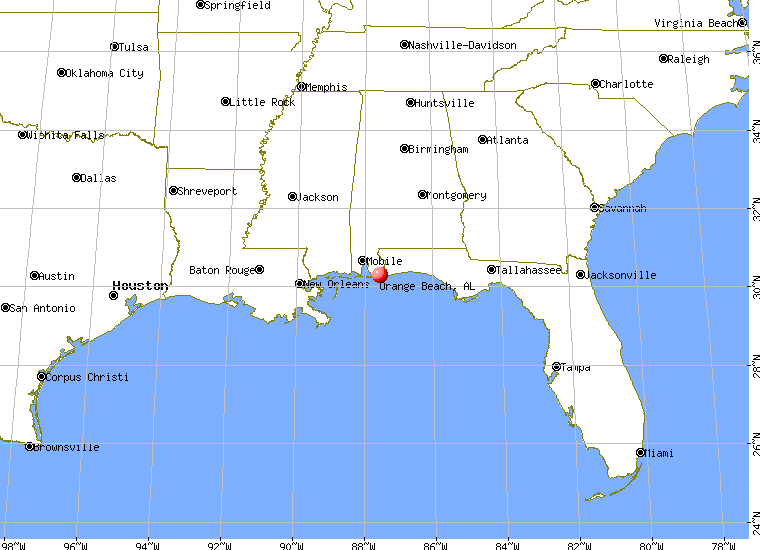 map of orange beach alabama Map Of Orange Beach Alabama map of orange beach alabama
